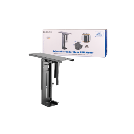 LogiLink - System mounting bracket - under-desk mountable - 0