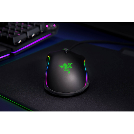 Razer Mamba Elite - Mouse - ergonomic - right-handed - optical - 9 buttons - wired - USB - 2
