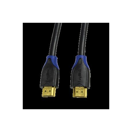 LogiLink High Speed with Ethernet - HDMI cable with Ethernet - HDMI male to HDMI male - 2 m - black - 4K support - 1