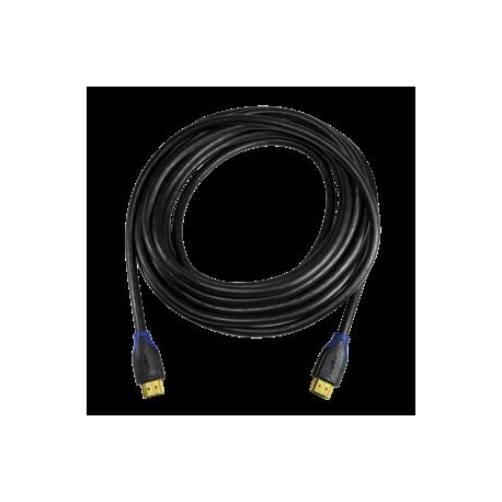 LogiLink High Speed with Ethernet - HDMI cable with Ethernet - HDMI male to HDMI male - 2 m - black - 4K support - 2