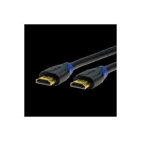 LogiLink High Speed with Ethernet - HDMI cable with Ethernet - HDMI male to HDMI male - 2 m - black - 4K support - 3