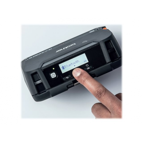 Brother RuggedJet RJ-4230B - Receipt printer - direct thermal - Roll (11.4 cm) - 203 x 203 dpi - up to 127 mm / sec - USB 2.0, Bluetooth 4.2 - 8