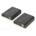 DIGITUS Professional HDMI KVM Extender over IP, Set - KVM  /  audio extender - 100Mb LAN - USB - up to 120 m
