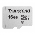 Transcend 300S - Flash memory card (adapter included) - 16 GB - UHS-I U1  /  Class10 - microSDHC UHS-I