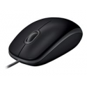 Logitech B110 Silent - Mouse - right and left-handed - optical - 3 buttons - wired - USB
