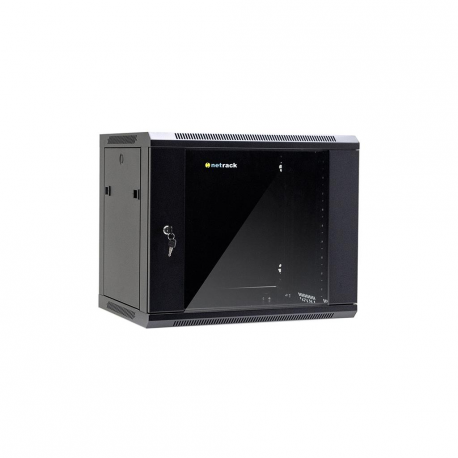 Netrack - Cabinet - wall mountable - black - 15U - 19" - 0