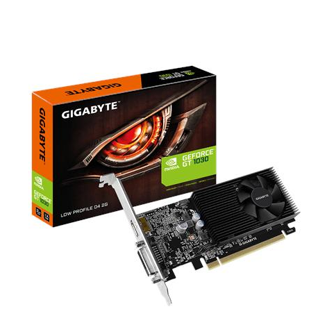 Gigabyte GT 1030 Low Profile D4 2G - Graphics card - GF GT 1030 - 2 GB DDR4 - PCIe 3.0 low profile - DVI, HDMI - 0