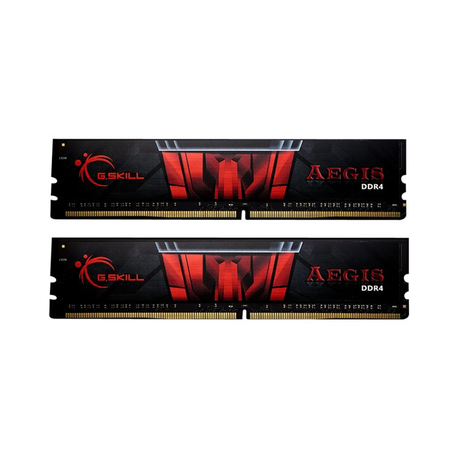G.Skill AEGIS - DDR4 - kit - 16 GB: 2 x 8 GB - DIMM 288-pin - 2666 MHz  /  PC4-21300 - CL19 - 1.2 V - unbuffered - non-ECC - 0