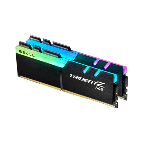 G.Skill TridentZ RGB Series - DDR4 - kit - 32 GB: 2 x 16 GB - DIMM 288-pin - 3200 MHz  /  PC4-25600 - CL16 - 1.35 V - unbuffered - non-ECC - 0