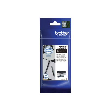 Brother LC3237BK - Black - original - ink cartridge - for Brother HL-J6000DW, HL-J6100DW, MFC-J5945DW, MFC-J6945DW, MFC-J6947DW - 1