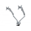 Neomounts by Newstar FPMA-D750D - Mounting kit - for 2 LCD displays (full-motion) - silver - screen size: 10"-32" - clamp mountable, grommet, desk-mountable