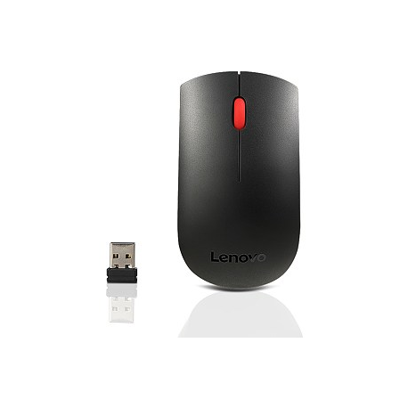 Lenovo 510 - Mouse - right and left-handed - optical - 3 buttons - wireless - 2.4 GHz - USB wireless receiver - black - for IdeaPad 1 14; 3 14; 5 14; 5 Pro 14; ThinkBook 14s Yoga G2 IAP; V15; Yoga Slim 7 Pro 14 - 0