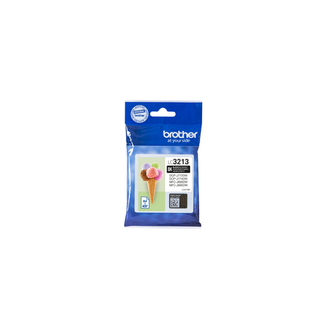 Brother LC3213BK - Black - original - ink cartridge - for Brother DCP-J572, DCP-J772, DCP-J774, MFC-J890, MFC-J895 - 0