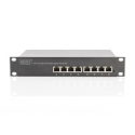 DIGITUS Professional DN-95317 - Switch - unmanaged - 8 x 10 / 100 / 1000 (PoE) - wall-mountable - PoE