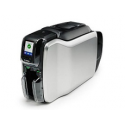 Zebra ZC300 - Plastic card printer - colour - Duplex - dye sublimation / thermal transfer - CR-80 Card (85.6 x 54 mm) - 300 dpi - up to 900 cards / hour (mono)  /  up to 200 cards / hour (colour) - capacity: 100 cards - USB 2.0, LAN, Wi-Fi