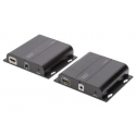 DIGITUS Professional DS-55122 4K HDMI Extender via CAT / IP (Set) - Video/audio/infrared extender - HDMI - up to 120 m