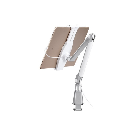 Neomounts by Newstar TABLET-D100 - Mounting kit - for tablet (full-motion) - silver - clamp mountable, desk-mountable - 1