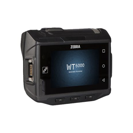 Zebra WT6000 Wearable Computer - Data collection terminal - rugged - Android 7.1 (Nougat) - 8 GB - 3.2" IPS (800 x 480) - barcode reader - USB host - Wi-Fi 5, NFC, Bluetooth - 3