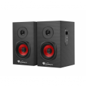 Genesis Helium 200 - Speakers - for PC - 20 Watt (Total) - 2-way - black, red