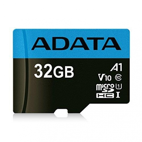 ADATA Premier - Flash memory card (microSDHC to SD adapter included) - 32 GB - UHS Class 1 / Class10 - microSDHC UHS-I - for retail customers - 1