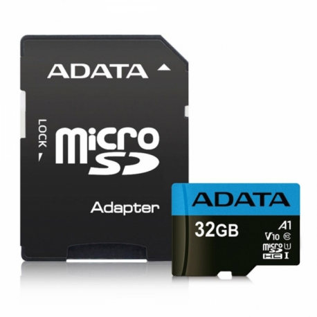 ADATA Premier - Flash memory card (microSDHC to SD adapter included) - 32 GB - UHS Class 1 / Class10 - microSDHC UHS-I - for retail customers - 5
