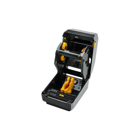 Zebra ZD620 - Label printer - thermal transfer - Roll (11.8 cm) - 300 dpi - up to 152 mm / sec - USB 2.0, LAN, serial, USB host, Bluetooth LE - peeler - grey - 1