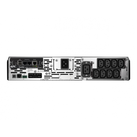 APC Smart-UPS X 2200 Rack / Tower LCD - UPS (rack-mountable  /  external) - AC 230 V - 1980 Watt - 2200 VA - Ethernet 10 / 100, RS-232, USB - output connectors: 9 - 2U - black - with APC UPS Network Management Card - for P / N: AR3003, AR3003SP, AR3006, AR3006SP, AR3103, AR3103SP, AR3106, AR3106SP, AR9300SP - 1