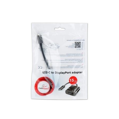 Cablexpert A-CM-DPF-01 - USB / DisplayPort adapter - DisplayPort (F) to USB-C (M) - USB 3.1 - 15 cm - 4K support - 1