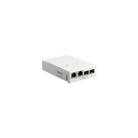 AXIS T8606 Media Converter Switch - Fibre media converter - 100Mb LAN - 10Base-T, 100Base-TX - 2 ports - 2 x RJ-45 / 2 x SFP (mini-GBIC) - for AXIS P1455-LE, P1455-LE-3 License Plate Verifier Kit - 3