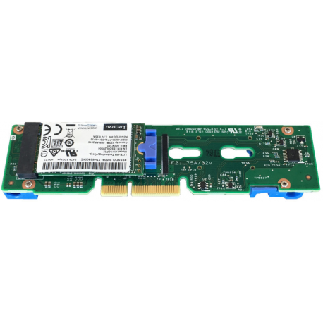 Lenovo ThinkSystem M.2 Enablement Kit - Storage controller - M.2 - SATA 6Gb / s - for ThinkSystem SD530; SE350; SN850; SR530; SR550; SR570; SR590; SR650; SR670; SR850; SR950 - 2