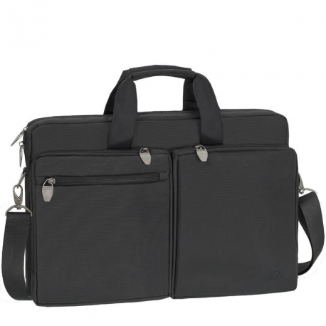 Riva Case Tiergarten 8550 - Notebook carrying case - 17.3" - black - 0