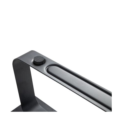 LogiLink Monitor Riser - Stand - for LCD display  /  notebook - particle board, steel, ethylene vinyl acetate (EVA) - black - 2