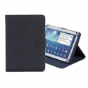 Riva Case Biscayne 3317 Universal - Flip cover for tablet - polyester - black - 10.1"