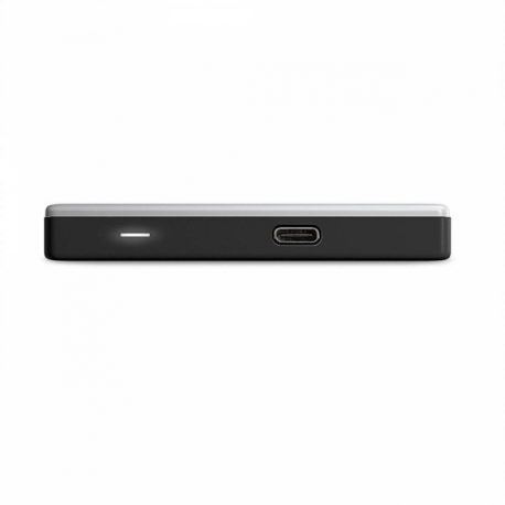 WD My Passport Ultra WDBC3C0010BSL - Hard drive - encrypted - 1 TB - external (portable) - USB 3.0 (USB-C connector) - 256-bit AES - silver - 1