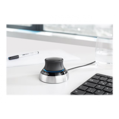 3Dconnexion SpaceMouse Compact - 3D mouse - 2 buttons - wired - USB - 4