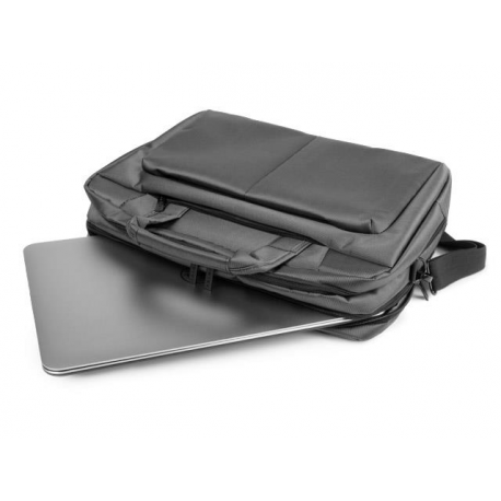 Natec Gazelle - Notebook carrying case - 16" - grey, light graphite - 3