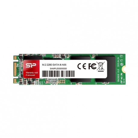 SILICON POWER A55 - SSD - 128 GB - internal - M.2 2280 - SATA 6Gb / s - 0