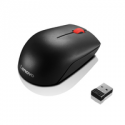 Lenovo Essential Compact - Mouse - right and left-handed - 3 buttons - wireless - 2.4 GHz - USB wireless receiver - black - OEM - for ThinkCentre M80t Gen 3; ThinkCentre neo 50; ThinkPad T14s Gen 3; V50t Gen 2-13