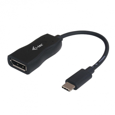 i-Tec USB-C Display Port Adapter - External video adapter - USB-C 3.1 - DisplayPort - black - 0