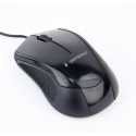 Gembird MUS-3B-02 - Mouse - optical - 3 buttons - wired - USB - black - blister