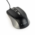 Gembird MUS-4B-01-GB - Mouse - optical - 4 buttons - wired - USB - space grey / black - blister
