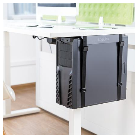 LogiLink - System mounting bracket - under-desk mountable - 3