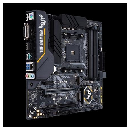 Matesplate Asus Tuf B450m Pro Gaming Motherboard Micro Atx Socket Am4 Amd B450 Usb 3 1 Gen 1 Usb 3 1 Gen 2 Usb C Gen1 Gigabit Lan Onboard Graphics Cpu Required Hd Audio 8 Channel