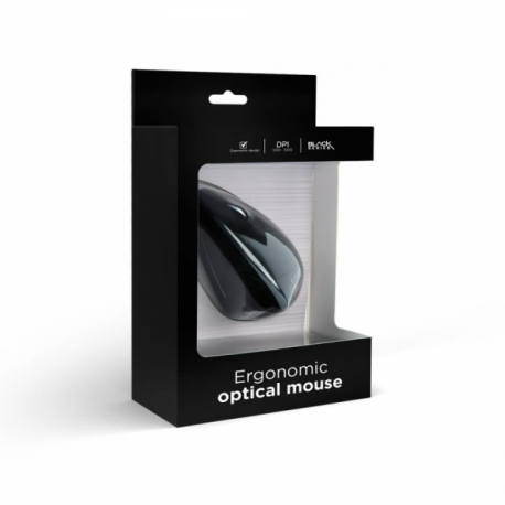 Gembird MUS-ERGO-01 - Vertical mouse - ergonomic - optical - 6 buttons - wired - USB - black - 5