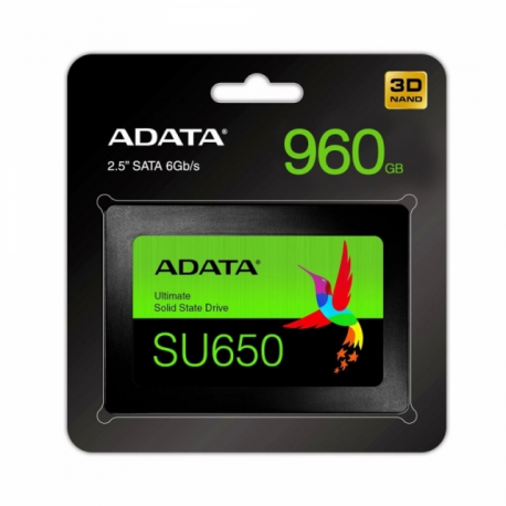 ADATA Ultimate SU650 - SSD - 960 GB - internal - 2.5" - SATA 6Gb / s - 2