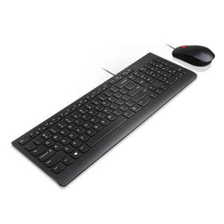 Lenovo Essential Wired Combo - Keyboard and mouse set - USB - Lithuanian - for ThinkCentre M80t Gen 3; ThinkCentre neo 50; ThinkPad T14s Gen 3; V50t Gen 2-13 - 1