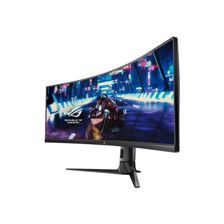 OPEN BOX /  USED /  ASUS ROG Strix XG49VQ - LED monitor - curved - 49" - 3840 x 1080 DFHD @ 144 Hz - VA - 450 cd / m² - 3000:1 - DisplayHDR 400 - 4 ms - 2xHDMI, DisplayPort - speakers - black - 3 years warranty - 1