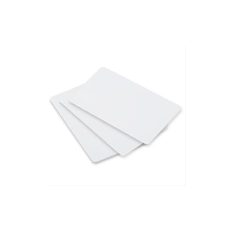 Zebra Premier - Mylar-backed polyvinyl chloride (PVC) - adhesive - 10 mil - 100 pcs. cards (pack of 5) - for Zebra P310F, P310i, P320i, P330i, P330m, P420i, P430i - 0