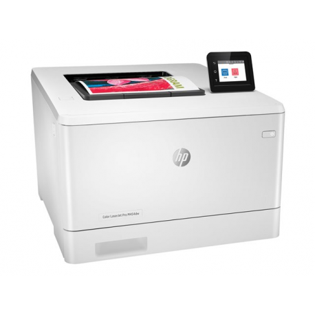 HP Color LaserJet Pro M454dw - Printer - colour - Duplex - laser - A4 / Legal - 38400 x 600 dpi - up to 27 ppm (mono) / up to 27 ppm (colour) - capacity: 300 sheets - USB 2.0, Gigabit LAN, Wi-Fi(n), USB host - 2