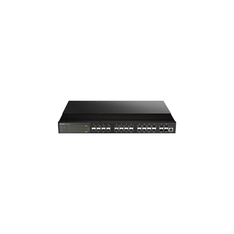 D-Link DIS 700G-28XS - Switch - L2+ - Managed - 24 x Gigabit SFP + 4 x 10 Gigabit SFP+ - rack-mountable - 0